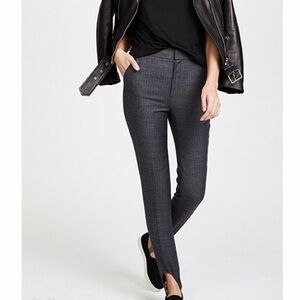NWT Frame Wool Stirrup Trouser Pant in Charcoal Gray - 8